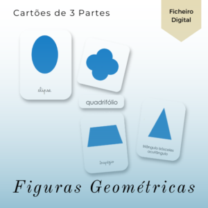 Figuras Geométricas - Cartões de 3 Partes
