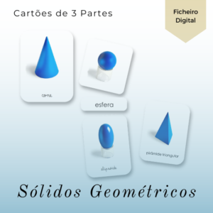 Sóligos Geométricos - Cartões de 3 Partes