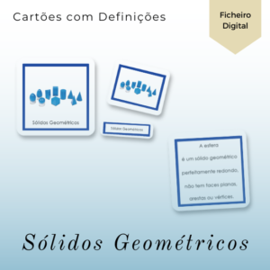Sólidos Geométricos - Cartões com Definições